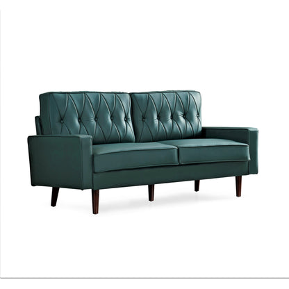Acire 69.3 Faux Leather Cushion Back Sofa