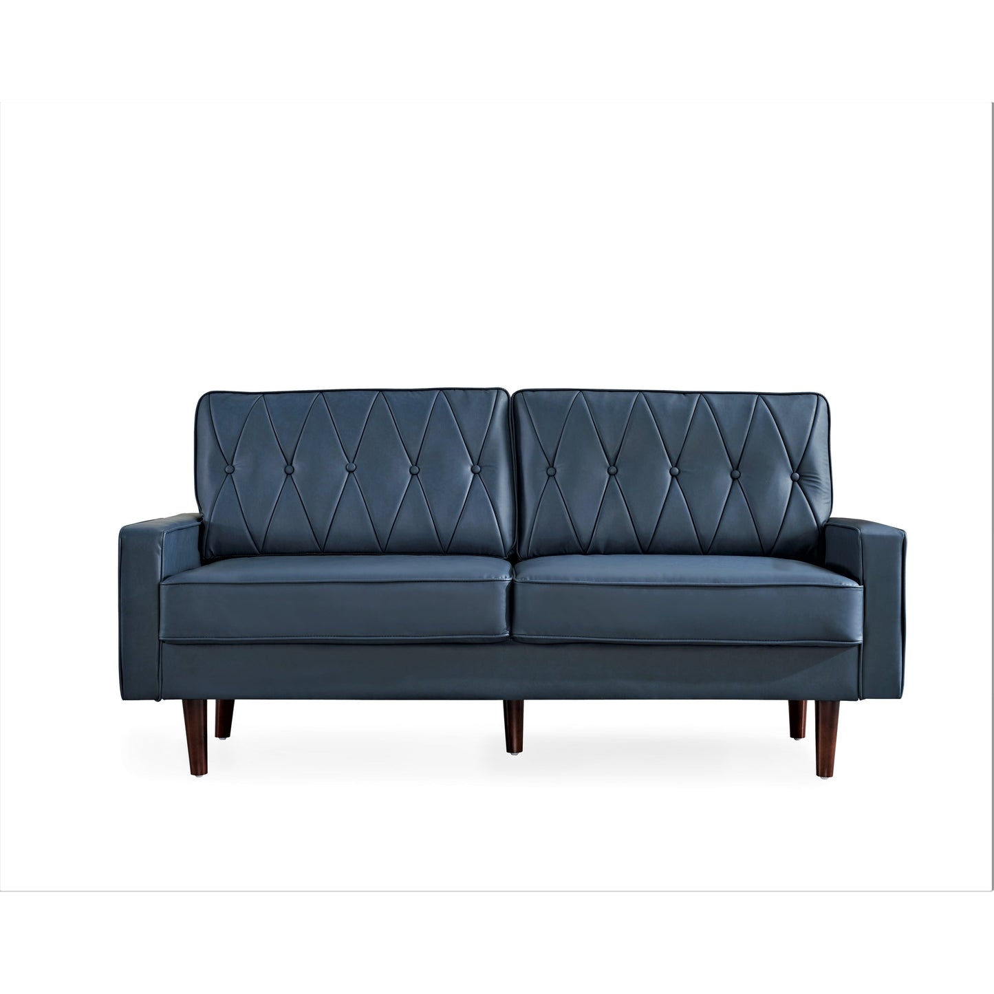 Acire 69.3 Faux Leather Cushion Back Sofa