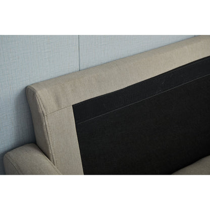 Adelaide 70'' Linen Square Arm Sofa