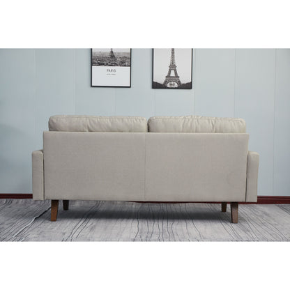 Adelaide 70'' Linen Square Arm Sofa