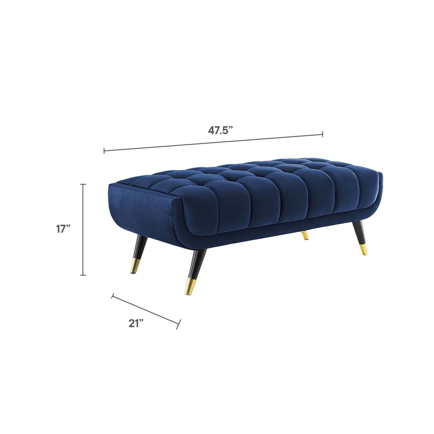 Adept 60 Performance Velvet Bench
