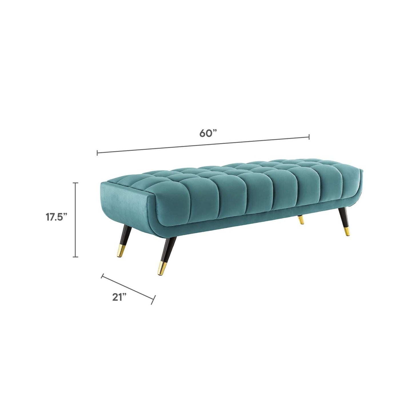 Adept 60 Performance Velvet Bench
