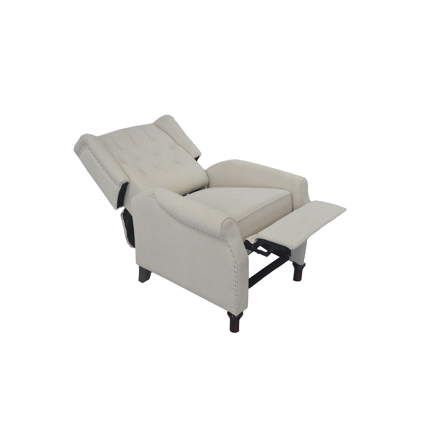Adjustable PU Leather Push Back Recliner Sofa Chair with Soft Cushion and Ergonomic Design