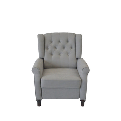 Adjustable PU Leather Push Back Recliner Sofa Chair with Soft Cushion and Ergonomic Design