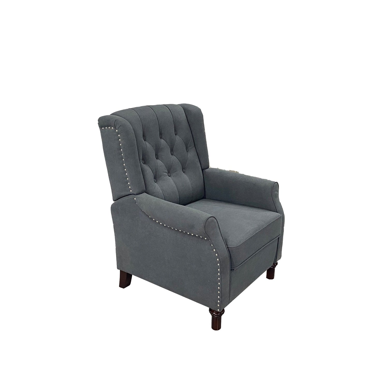 Adjustable PU Leather Push Back Recliner Sofa Chair with Soft Cushion and Ergonomic Design