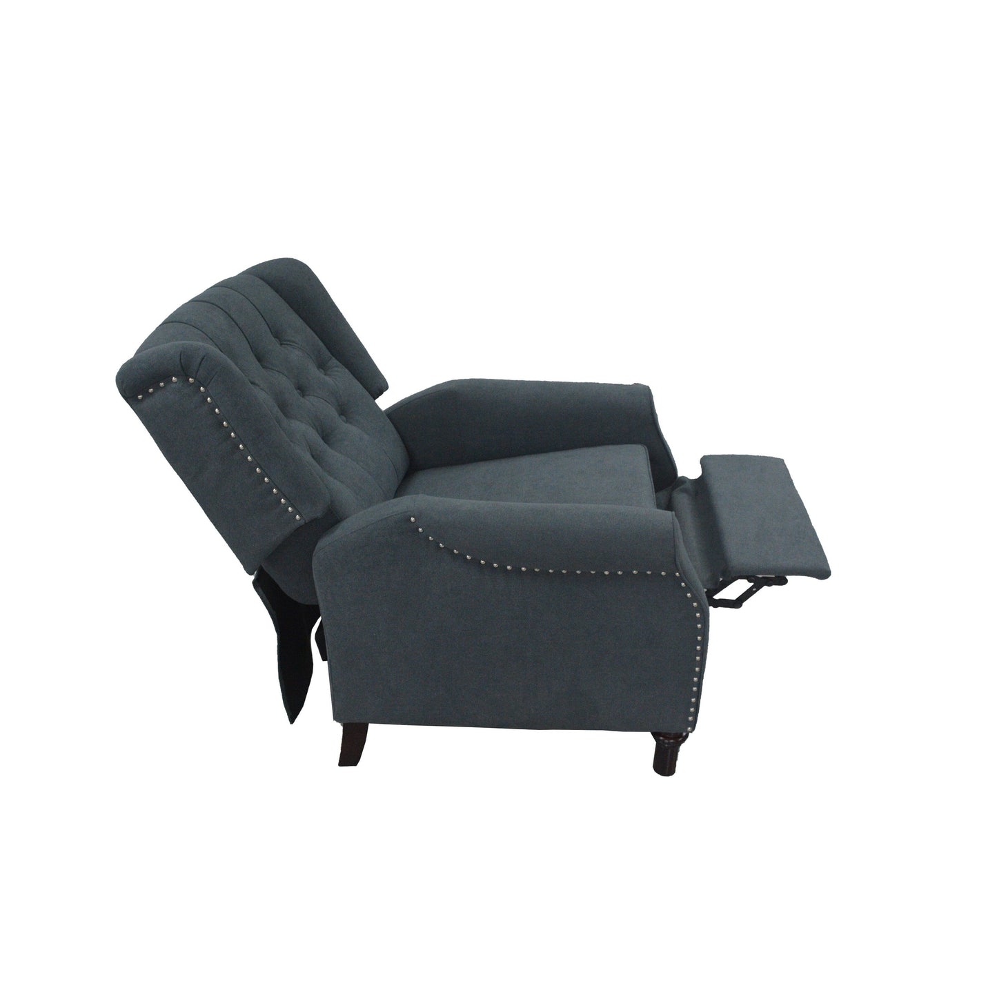 Adjustable PU Leather Push Back Recliner Sofa Chair with Soft Cushion and Ergonomic Design