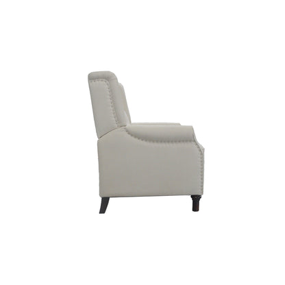 Adjustable PU Leather Push Back Recliner Sofa Chair with Soft Cushion and Ergonomic Design