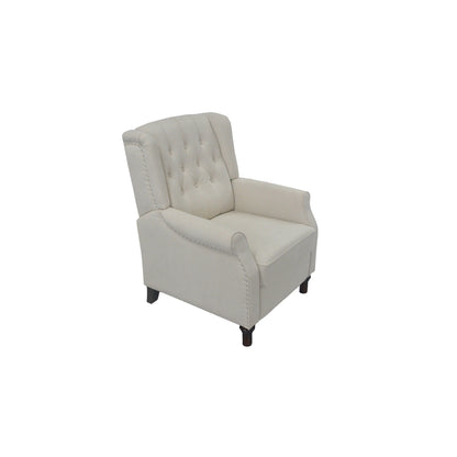 Adjustable PU Leather Push Back Recliner Sofa Chair with Soft Cushion and Ergonomic Design