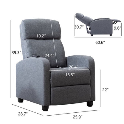 Adjustable Push Back Recliners for Living Room