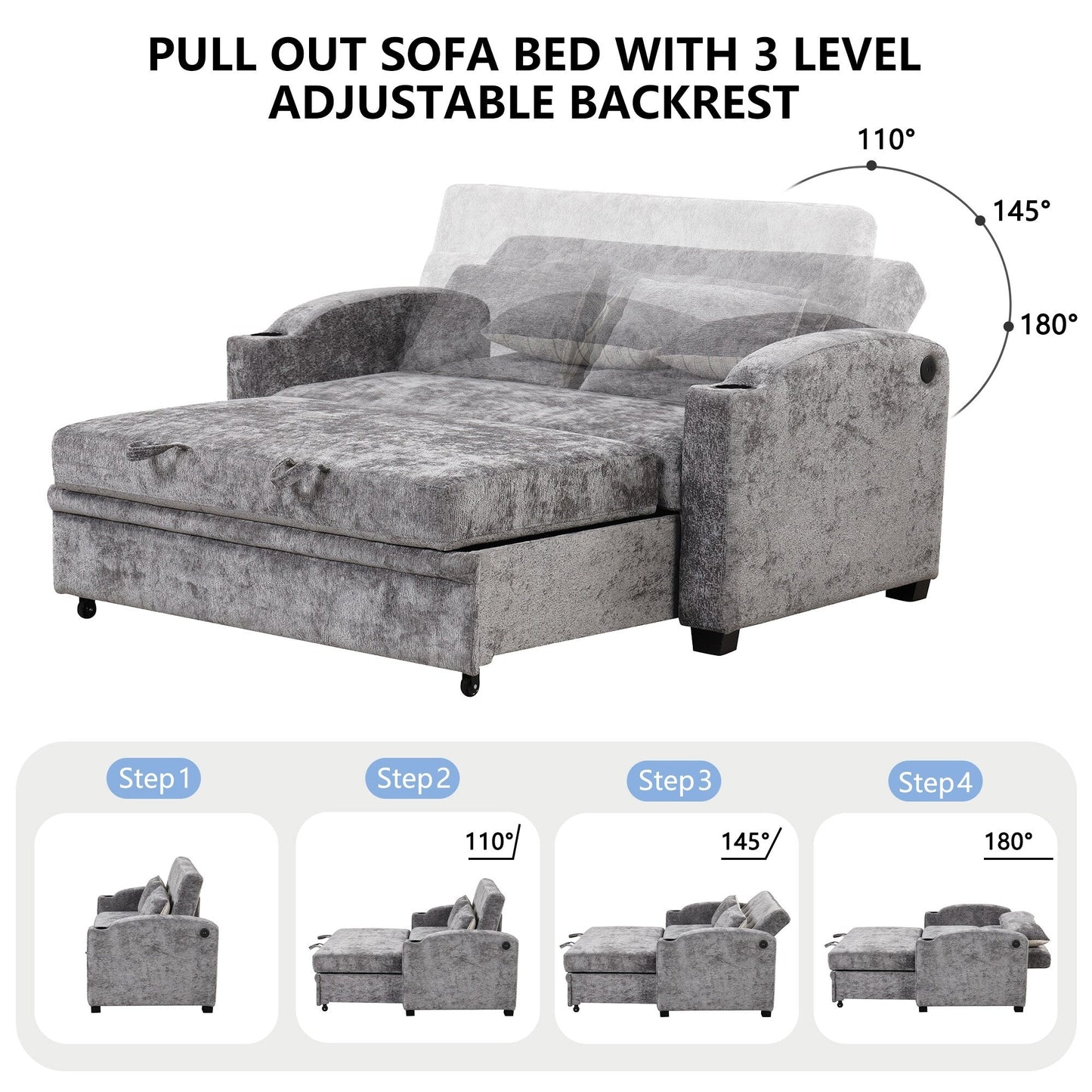 Affordable Convertible Sofa Bed - Space-Saving Furniture for Small Spaces