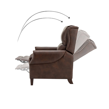 Alicia 32.68 Wide Genuine Leather Manual Recliner