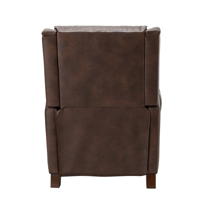 Alicia 32.68 Wide Genuine Leather Manual Recliner