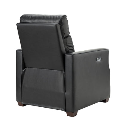 Alina 31.50 Wide Genuine Leather Power Recliner with USB Port