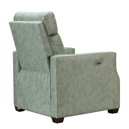 Alina 31.50 Wide Genuine Leather Power Recliner with USB Port