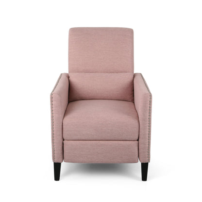 Alscot Contemporary Fabric Push Back Recliner by Christopher Knight Home