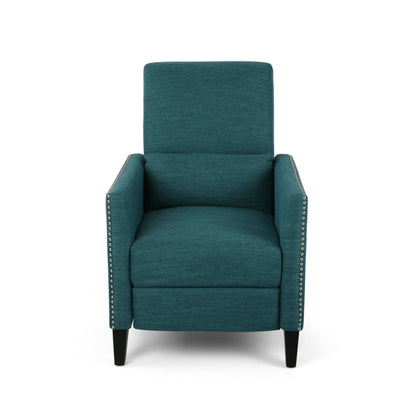 Alscot Contemporary Fabric Push Back Recliner by Christopher Knight Home