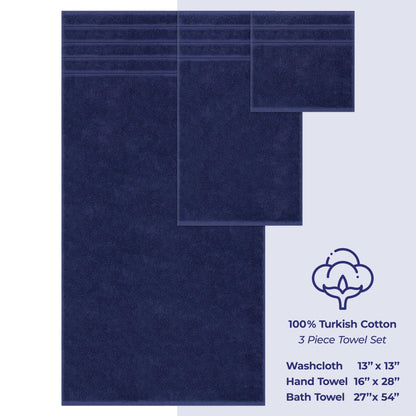 3 Piece Bathroom Towel Set 100% Cotton Luxury Turkish Bath Hand Towels Extra Large Face Towels Clearance Set