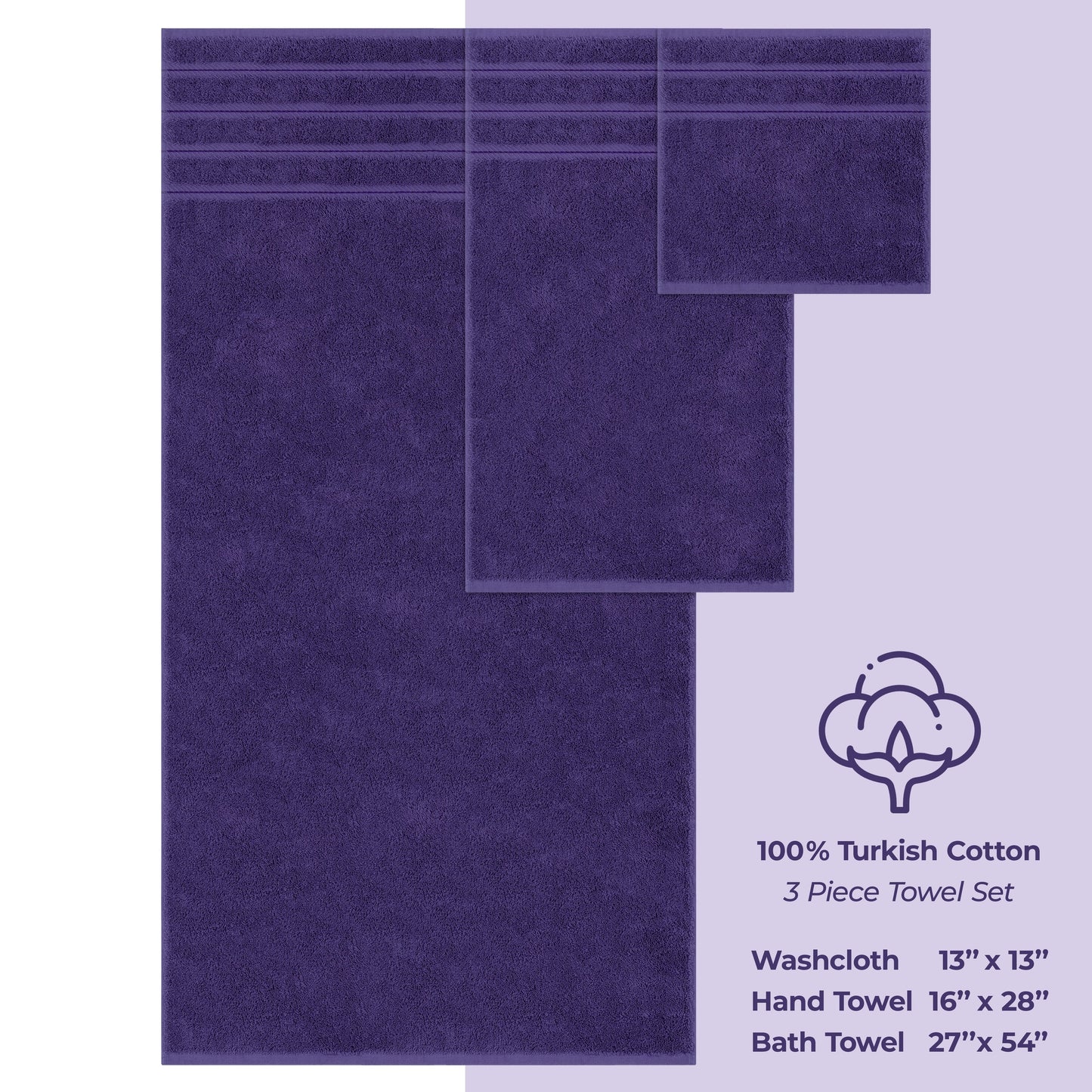 3 Piece Bathroom Towel Set 100% Cotton Luxury Turkish Bath Hand Towels Extra Large Face Towels Clearance Set