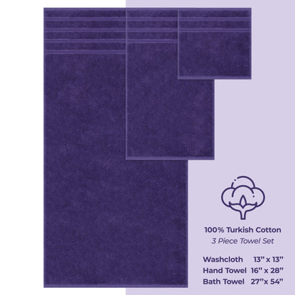 3 Piece Bathroom Towel Set 100% Cotton Luxury Turkish Bath Hand Towels Extra Large Face Towels Clearance Set