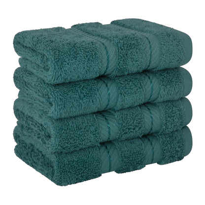 American Soft Linen Premium 100% Cotton 4-Piece Washcloth Set