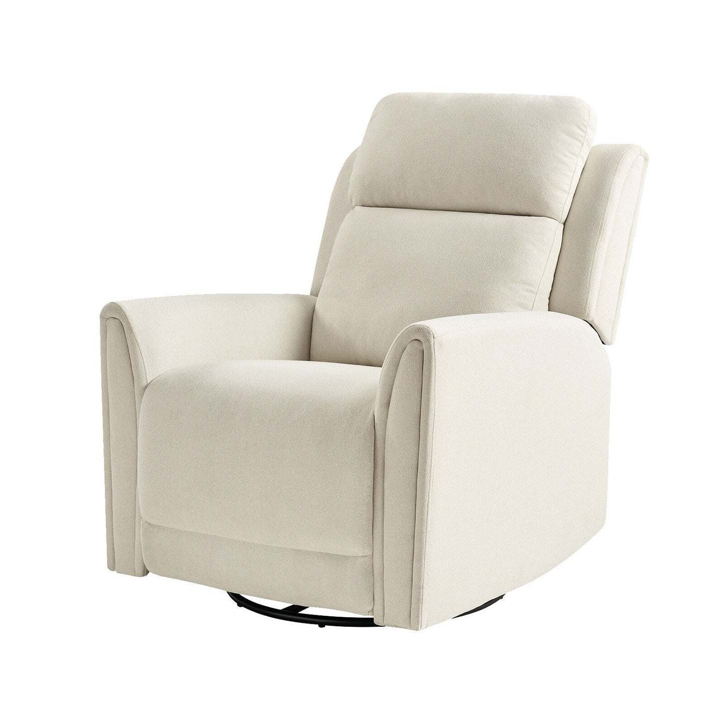 Amin Contemporary Swivel and Rocker Power Recliner with Headrest by HULALA HOME