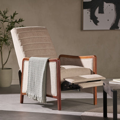 Anaura Channel Stitch Pushback Recliner by Christopher Knight Home