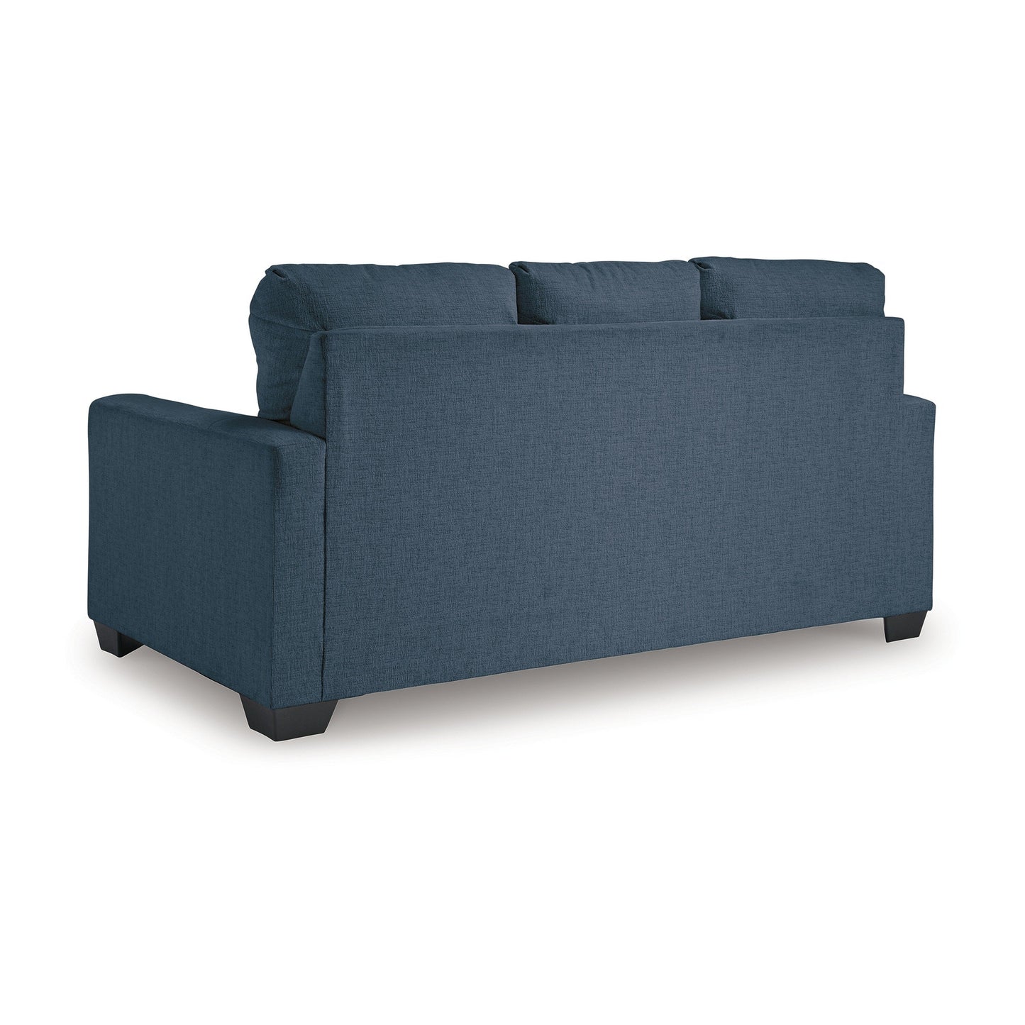 Anise Sofa Sleeper with Full Size Pull Out Bed, Navy Blue Polyester