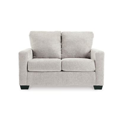 Anise Sofa Sleeper with Twin Size Pull Out Bed, Snow White Polyester