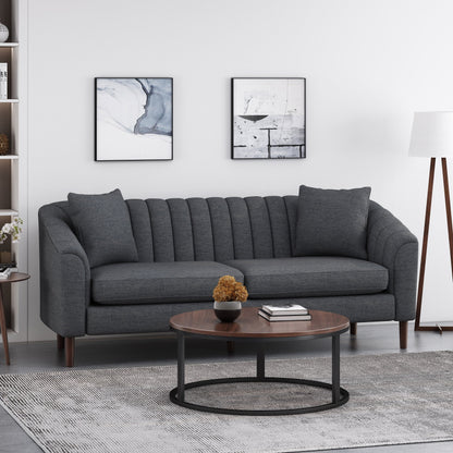 Ansonia Channel-tufted Sofa by Christopher Knight Home