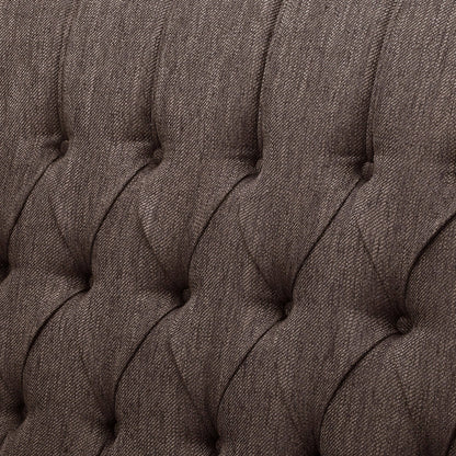 Apaloosa Oversized Tufted Wingback Fabric Push Back Recliner by Christopher Knight Home