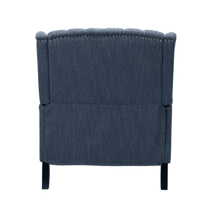 Apaloosa Oversized Tufted Wingback Fabric Push Back Recliner by Christopher Knight Home