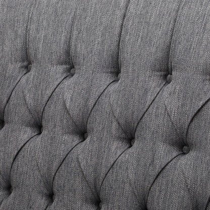 Apaloosa Oversized Tufted Wingback Fabric Push Back Recliner by Christopher Knight Home