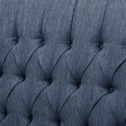 Apaloosa Oversized Tufted Wingback Fabric Push Back Recliner by Christopher Knight Home