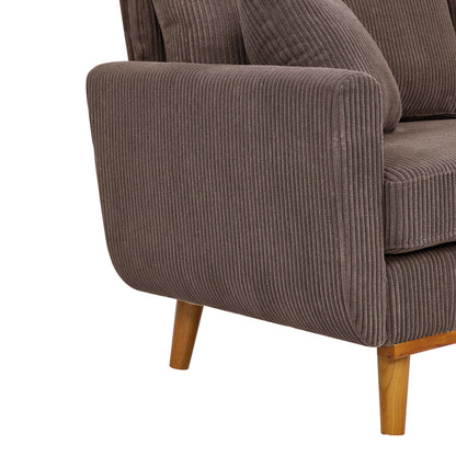 Asher Mid-Century Corduroy Sofa