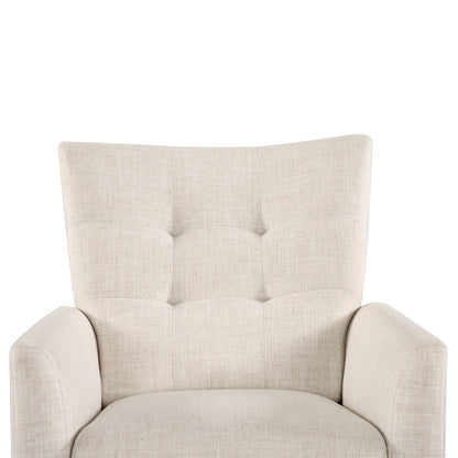 Aurora Comfy Manual Recliner with Wood Base