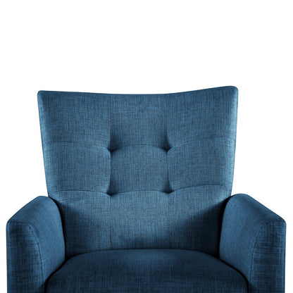 Aurora Comfy Manual Recliner with Wood Base