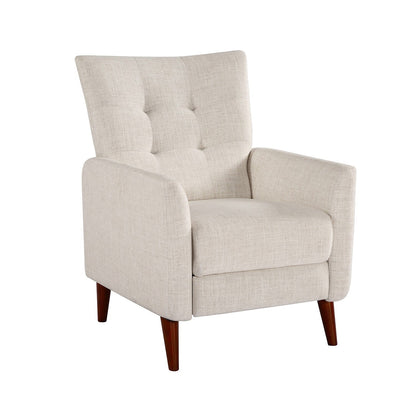 Aurora Comfy Manual Recliner with Wood Base