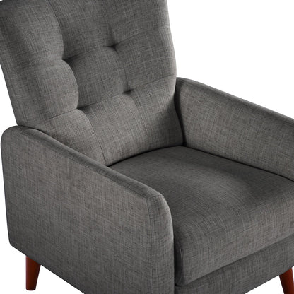 Aurora Comfy Manual Recliner with Wood Base