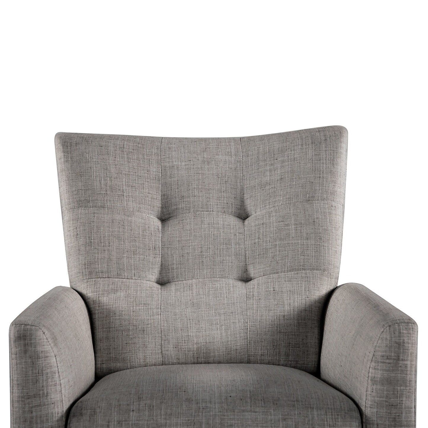 Aurora Comfy Manual Recliner with Wood Base