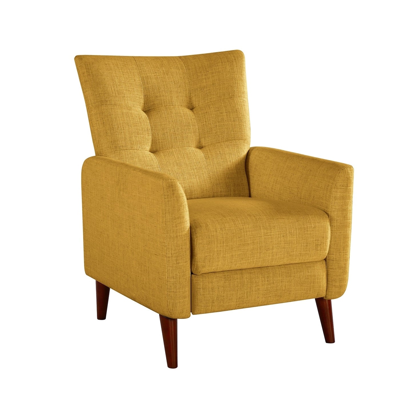 Aurora Comfy Manual Recliner with Wood Base