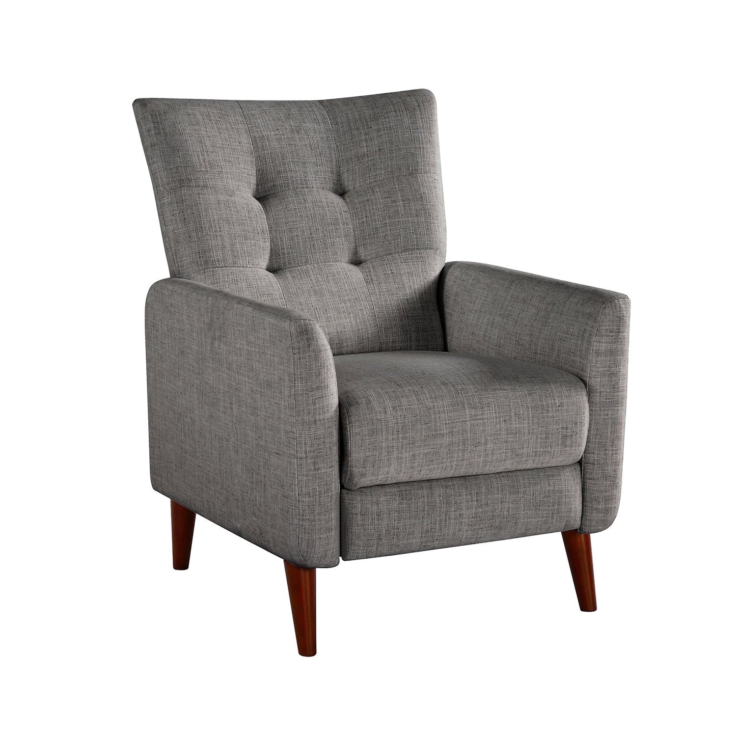 Aurora Comfy Manual Recliner with Wood Base