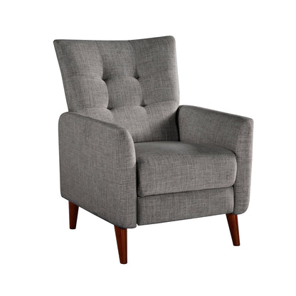 Aurora Comfy Manual Recliner with Wood Base