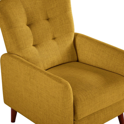 Aurora Comfy Manual Recliner with Wood Base