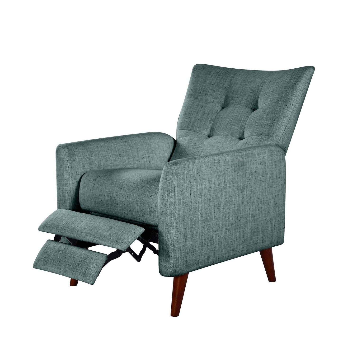 Aurora Comfy Manual Recliner with Wood Base