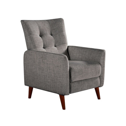 Aurora Comfy Manual Recliner with Wood Base