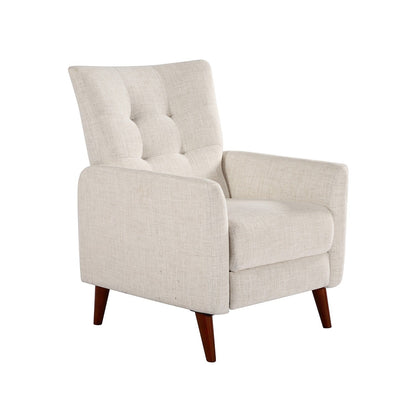 Aurora Comfy Manual Recliner with Wood Base