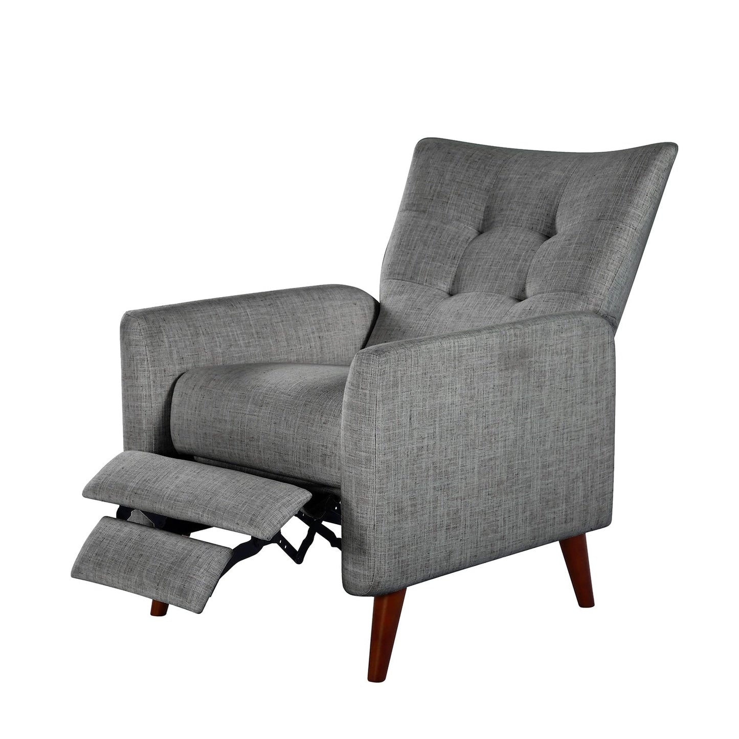 Aurora Comfy Manual Recliner with Wood Base
