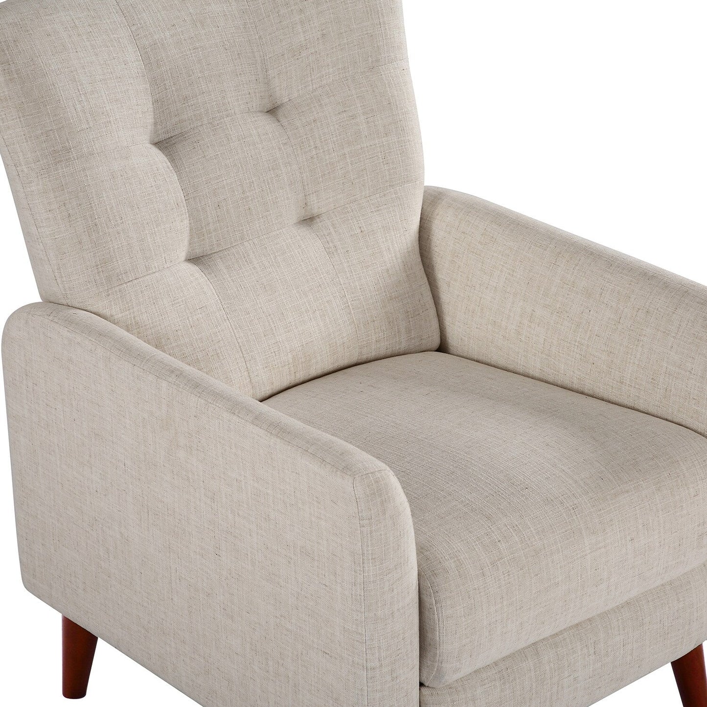 Aurora Comfy Manual Recliner with Wood Base