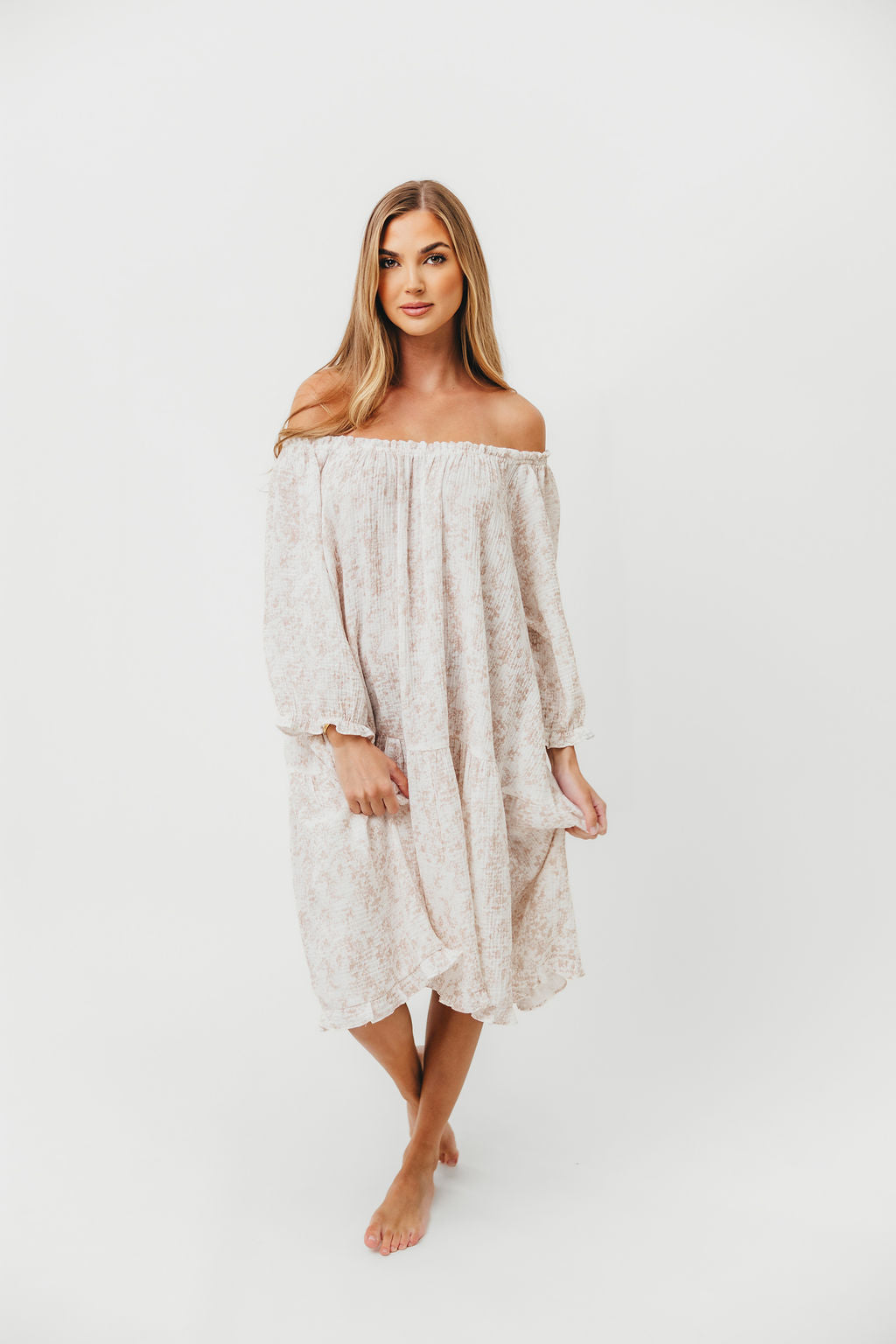 Cotton House Dress in Hampton Pink - Bump Friendly