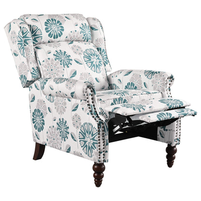 Barnn Upholstered Recliner with Wing Back by Christopher Knight Home